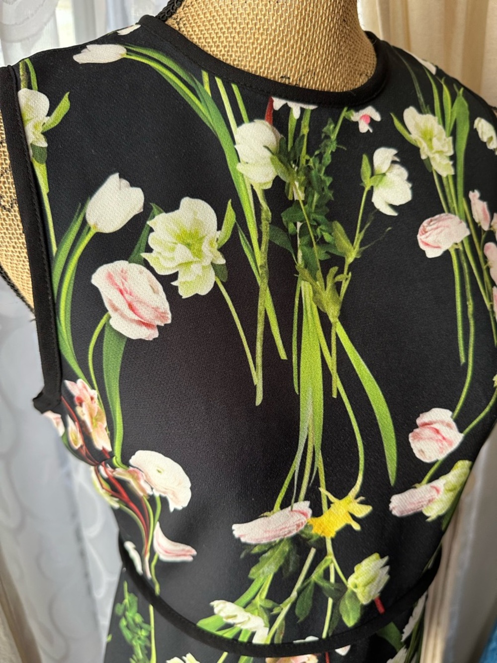 Victoria Beckham Target Floral Bloomcore Spring Mini Dress, Small - Picture 3 of 12